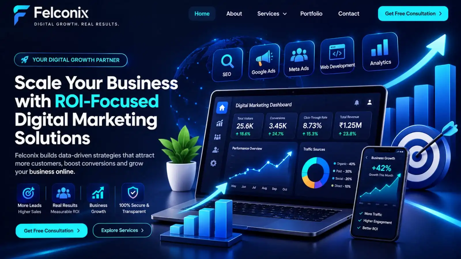 Felconix digital marketing agency growth and results